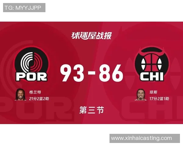 开拓者与公牛激战正酣球迷期待精彩对决与绝妙表现